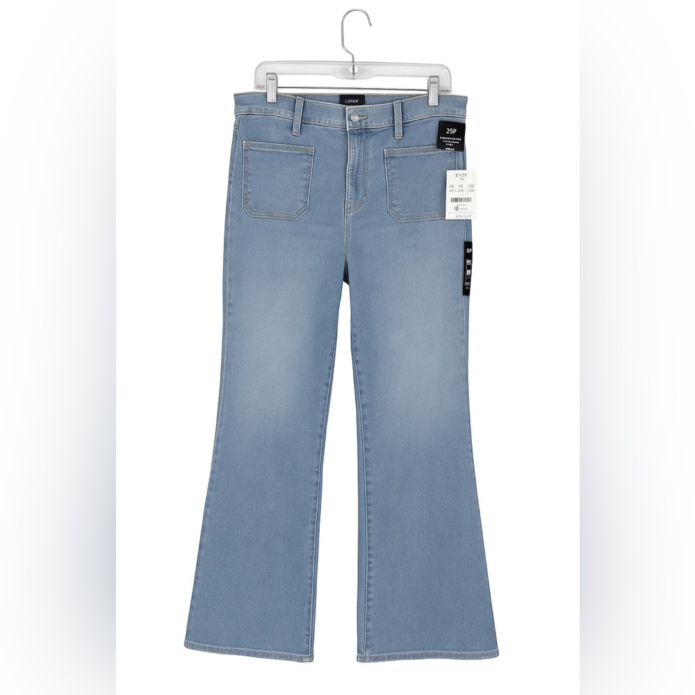 J.Crew Full-Length Slim Wide-Leg  women Jeans – Size 35P new with tags